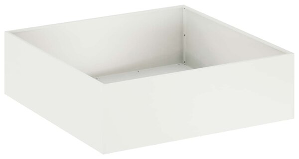 Kerti cserép 2 db Fehér 100 x 100 x 30 cm