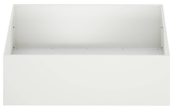 Kerti cserép 2 db Fehér 100 x 100 x 30 cm