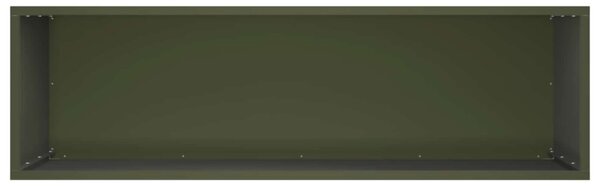 Kerti cserép 2 db Olajzöld 100 x 30 x 40 cm