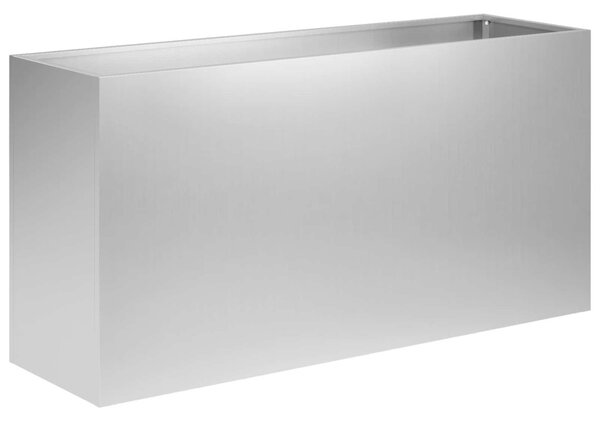 Kerti cserép Ezüst 100 x 30 x 40 cm Horganyzott Acél