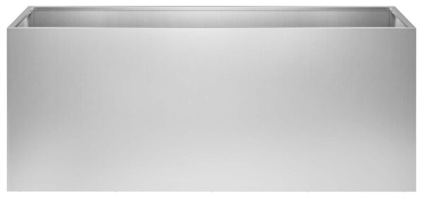 Kerti cserép Ezüst 100 x 30 x 40 cm Horganyzott Acél