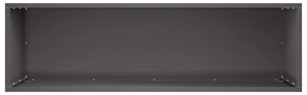Kerti cserép Fekete 100 x 30 x 40 cm Hidegen hengerelt acél