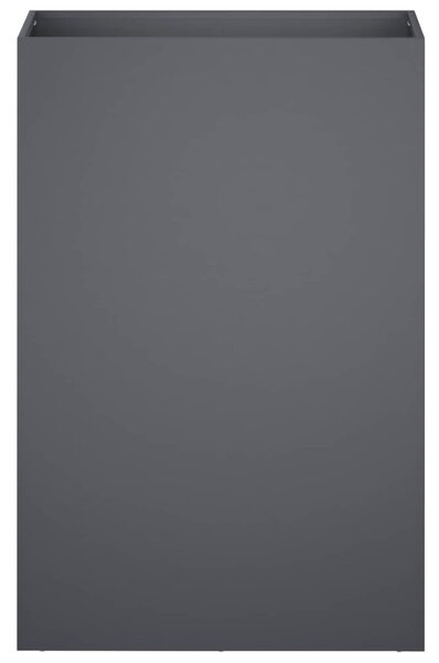 Kerti cserép 2 db Antracitszürke 40 x 30 x 75 cm