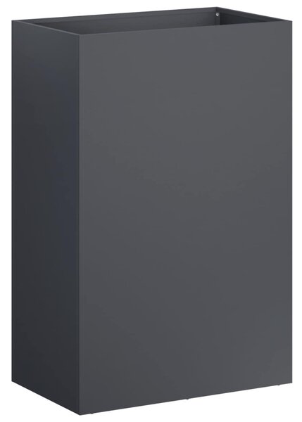 Kerti cserép 2 db Antracitszürke 40 x 30 x 75 cm