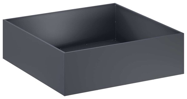 Kerti cserép 2 db Antracitszürke 100 x 100 x 30 cm