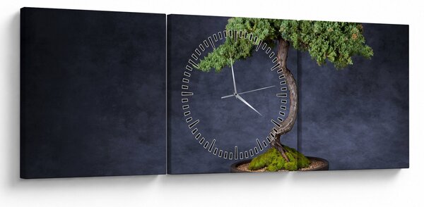 Kép - Bonsai (órával) (90x30 cm)