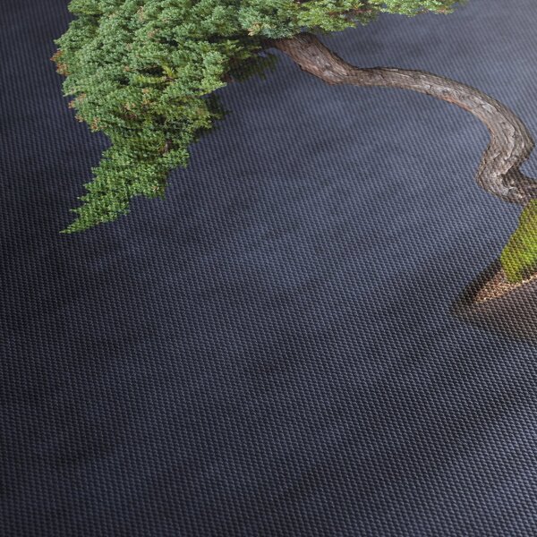 Kép - Bonsai (órával) (90x30 cm)