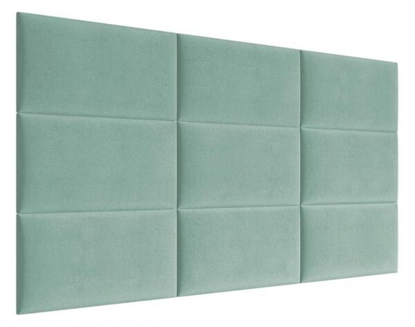 PAG kárpitozott fali panel 60x30 - türkiz