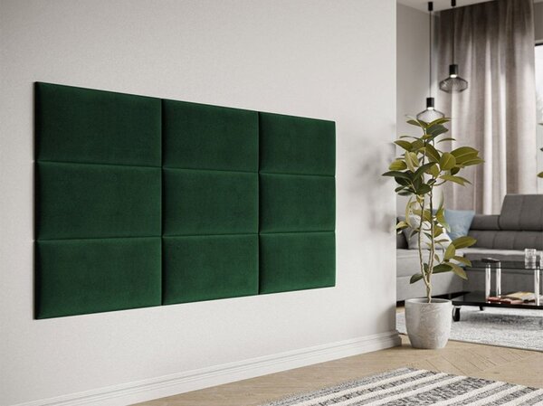 PAG kárpitozott fali panel 60x30 - zöld