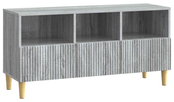 TV szekrény 102 x 34,5 x 50 cm Szürke Sonoma Szerelt Fa