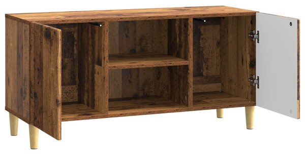 TV szekrény 102 x 34,5 x 50 cm Antik Fa Szerelt Fa