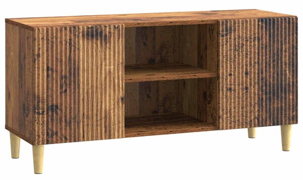 TV szekrény 102 x 34,5 x 50 cm Antik Fa Szerelt Fa