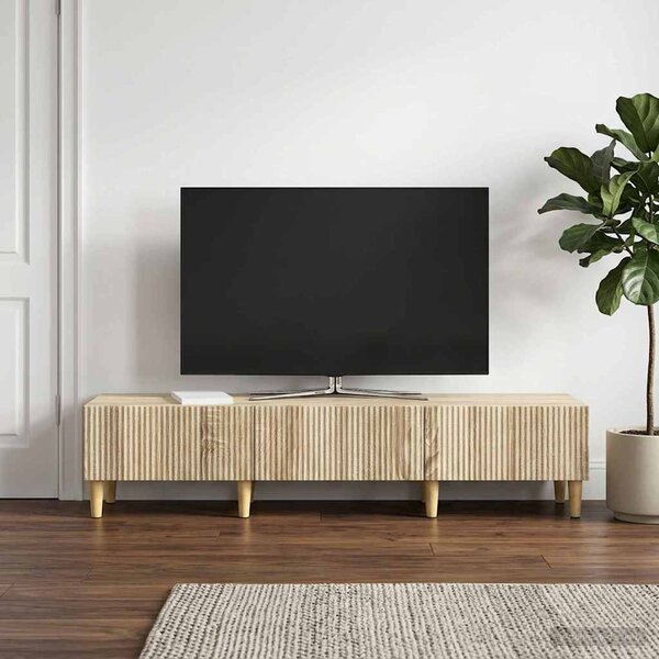 TV szekrény fiókkal Sonoma Tölgy 147 x 34,5 x 30 cm Szerelt Fa