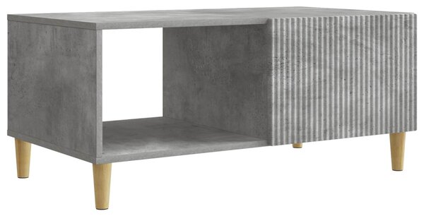 Dohányzóasztal Betonszürke 90 x 50 x 40 cm Szerelt Fa