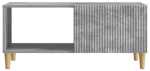 Dohányzóasztal Betonszürke 90 x 50 x 40 cm Szerelt Fa