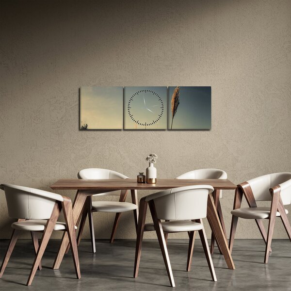 A fű képe (órával) (90x30 cm)