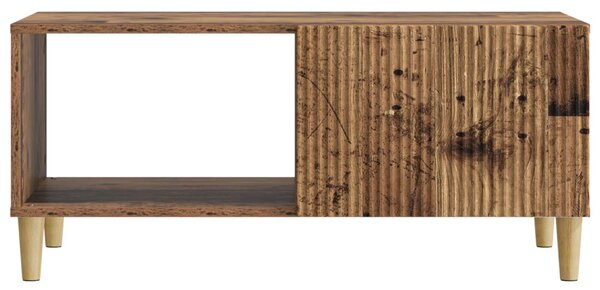 Dohányzóasztal Antik Fa 90 x 50 x 40 cm Szerelt Fa
