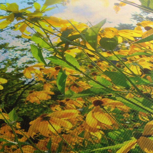 Sárga virágok képe (90x60 cm)