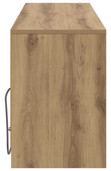 TV szekrény 100 x 34 x 50 cm Kézműves Tölgy Szerelt Fa