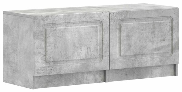 5 darabos LED TV szekrény Betonszürke Szerelt Fa
