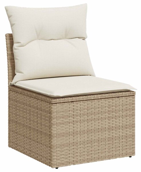 Kanapé Szett 6 db 4-Ülőhelyek száma Beige és Krémszínű