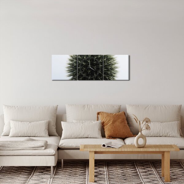 Egy viráglabda képe (órával) (90x30 cm)