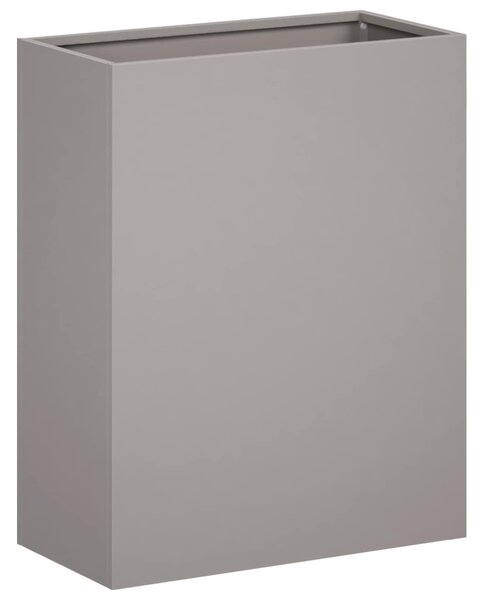 Kerti cserép 2 db Rozsdás 40 x 20 x 40 cm Időjárásálló Acél