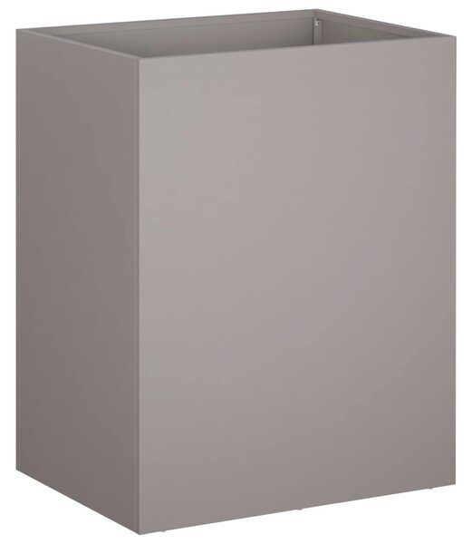 Kerti cserép 2 db Rozsdás 40 x 30 x 40 cm Időjárásálló Acél