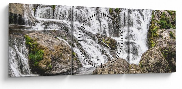 Kép - Kaszkádok (órával) (90x30 cm)