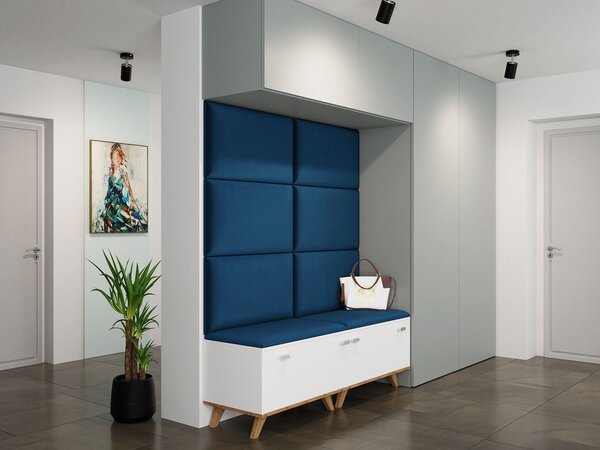 PAG kárpitozott fali panel 70x40 - kék