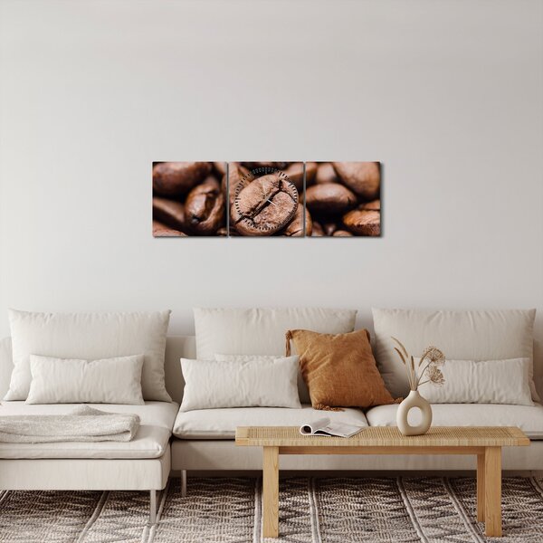 A kávébab képe (órával) (90x30 cm)