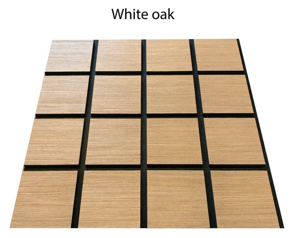 Freja Fa kockás akusztikus falipanel 60x60x1,8cm - világos tölgy - világos tölgy
