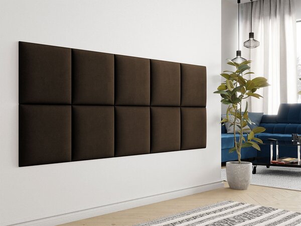 PAG kárpitozott fali panel 42x42 - barna
