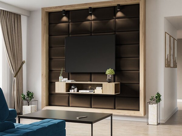 PAG kárpitozott fali panel 60x30 - barna
