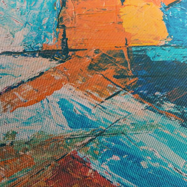 Kép - Absztrakció (120x50 cm)