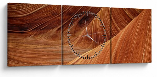 Kép - Vörös homok (órával) (90x30 cm)