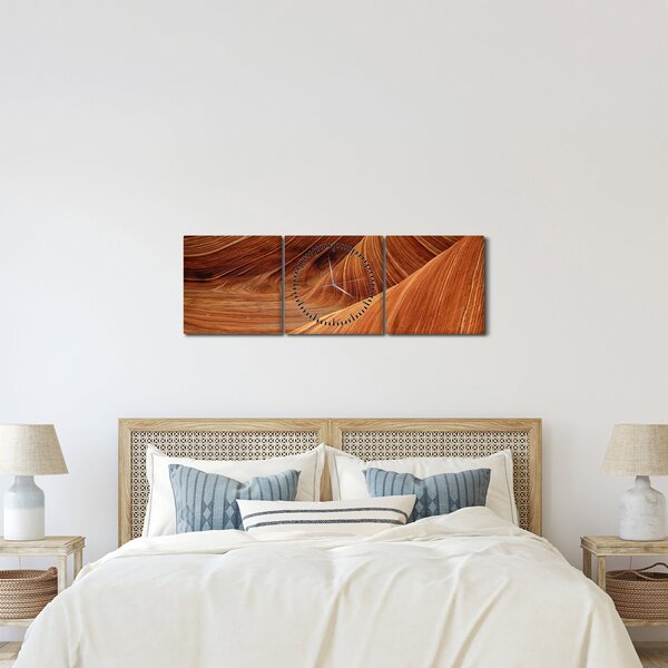 Kép - Vörös homok (órával) (90x30 cm)