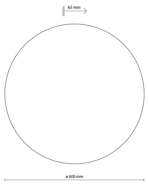 Luna dekoratív fali lámpa