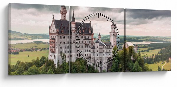Kép - Vár sziklákon (órával) (90x30 cm)