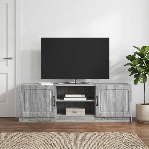 TV szekrény Szürke Sonoma 150 x 31 x 47 cm Szerelt Fa
