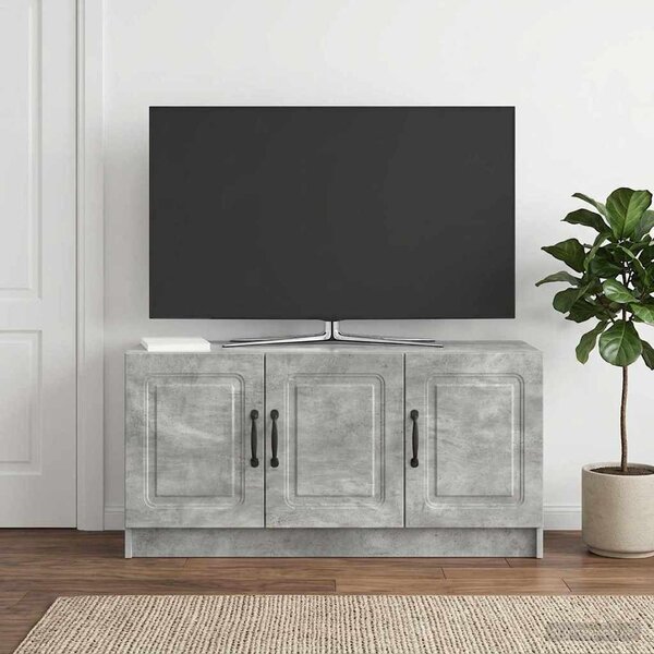 TV szekrény Betonszürke 99 x 34,5 x 47 cm Szerelt Fa