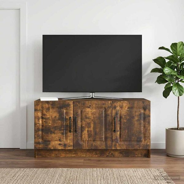 TV szekrény Füstös Tölgy 99 x 34,5 x 47 cm Szerelt Fa