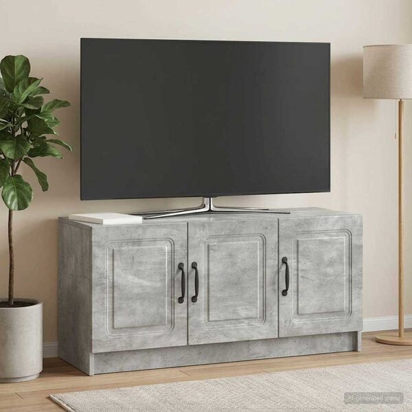 TV szekrény Betonszürke 99 x 34,5 x 47 cm Szerelt Fa