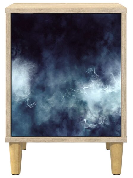 Éjjeliszekrény RAALTE 2 db Sonoma Tölgy 36 x 33 x 50 cm