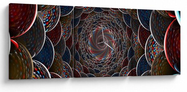 Kép - Vortex (órával) (90x30 cm)