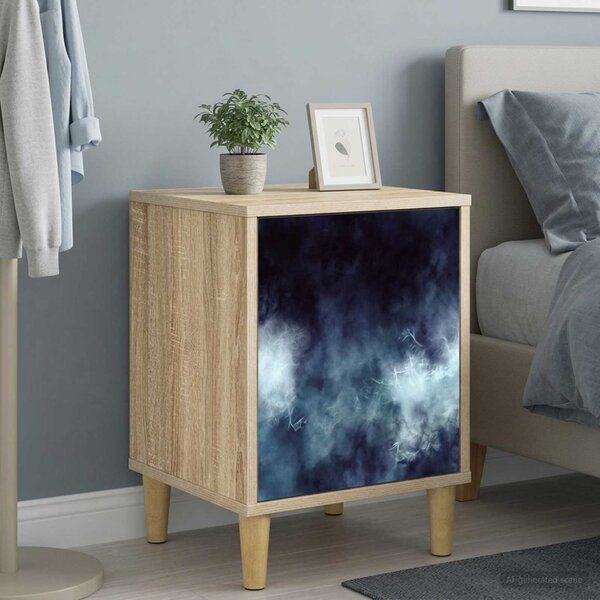 Éjjeliszekrény RAALTE 2 db Sonoma Tölgy 36 x 33 x 50 cm