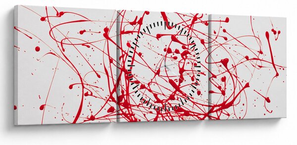 Csöpögő kép (órával) (90x30 cm)