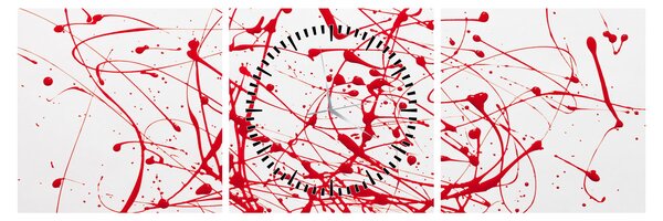 Csöpögő kép (órával) (90x30 cm)