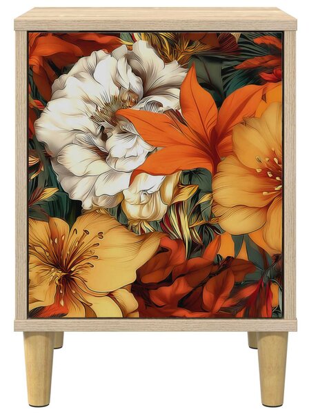 Éjjeliszekrény GENNEP 2 db Sonoma Tölgy 36 x 33 x 50 cm
