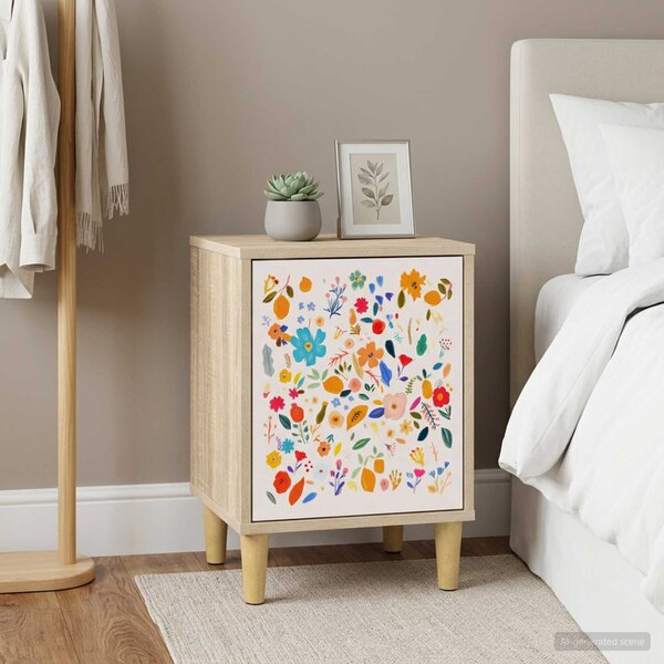 Éjjeliszekrény MAINZ 2 db Sonoma Tölgy 36 x 33 x 50 cm